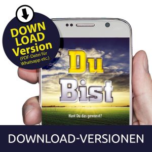 DU BIST – whatsapp-eBook zum Download in verschiedenen Sprachen